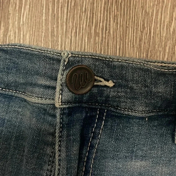 Wrangler denim jean blue shorts size 9 - Picture 6 of 6